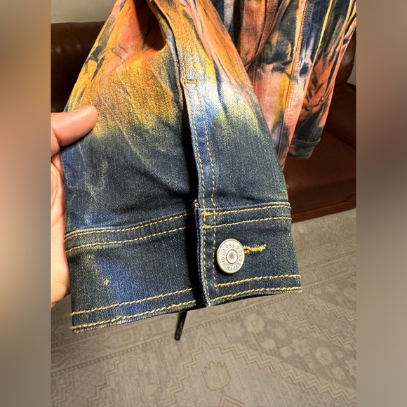 NWOT LOGO BY LORI GOLDSTEIN LIMITED EDITION TIE DYE DEMIN JACKET SIZE 20 W - Picture 8 of 16